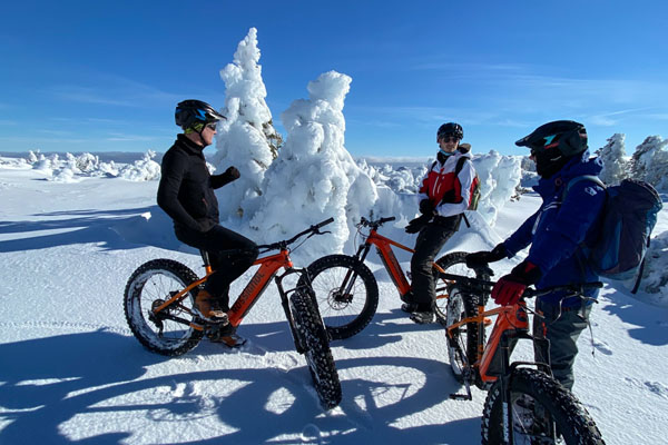 Fat Bike sur la neige