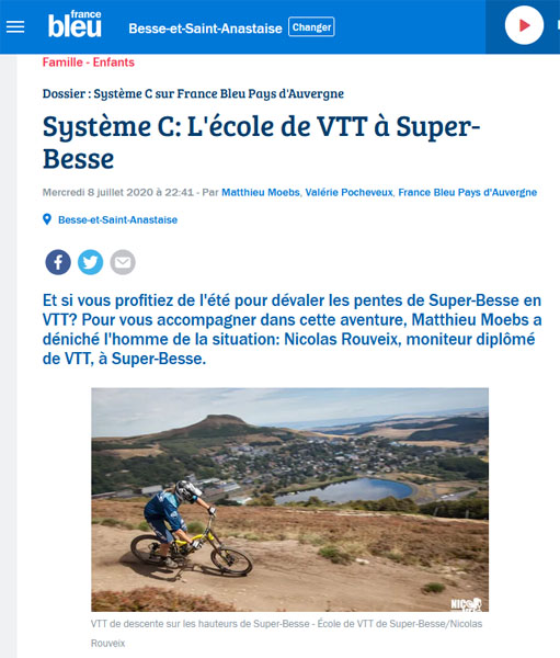 vtt radio france bleu auvergne