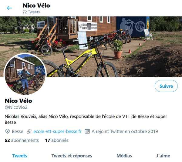 Twitter Nico Vélo « NicoVlo2 »