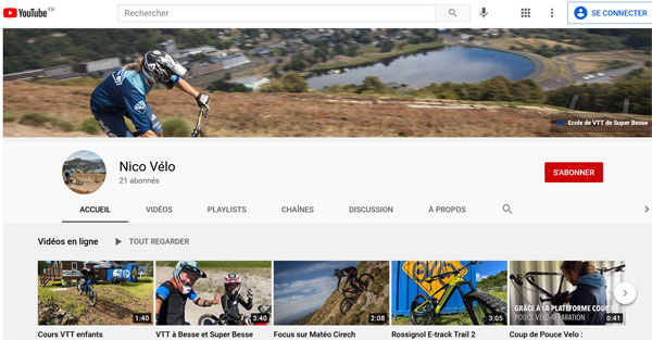 Nico Velo sur Youtube